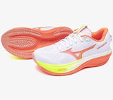 Tenis Mujer Mizuno Running Wave Rider 30 - White/Flamingo Coral