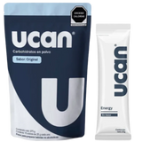 UCAN Running Carbs En Polvo 375g Original Bolsa con 15 Pz