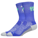 ASICS Calcetines Unisex Running Performance Crew - Cobalt Burst / Vital Green