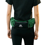Aonijie Trail Running Cinturón UNISEX porta bastones +1 ánfora 500ml - Verde