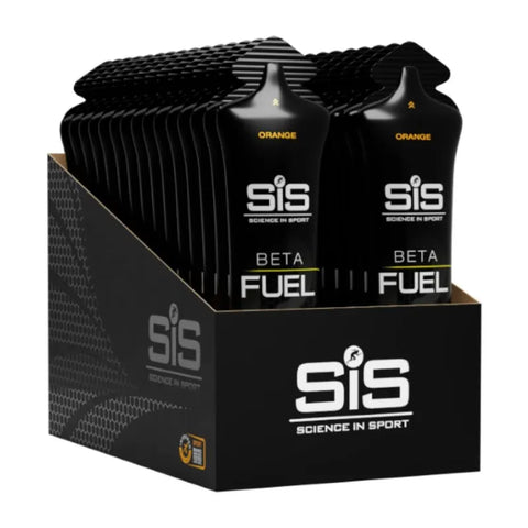 SIS Gel Running Beta Fuel Naranja 60ml Caja 30pz