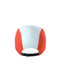 Gorra Compressport 5 Panel Light Cap - White/Tigerlily