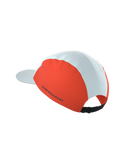 Gorra Compressport 5 Panel Light Cap - White/Tigerlily