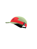 Compressport - 5 Panel Light Cap - Nile/Fluo Red