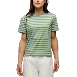 Black Diamond Playera Outdoor Stripe Mujer - Green