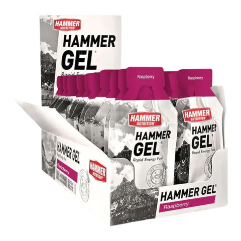 Hammer Gel Raspberry - Caja 24 Pzas