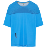 SOAR Playera Running Printed Tech Mujer - Blue/Navy Stripe