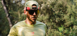 Compressport - 5 Panel Light Cap - Nile/Fluo Red