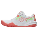 Tenis Asics Mujer Padel Gel-Challenger 15 - White/Guava