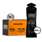 SIS Gel Running Beta Fuel Naranja 60ml Caja 30pz