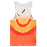 SOAR Tank Top Running Race Hombre - Orange
