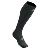 Compressport Full Socks Triatlón Full Aero Unisex - Black/White