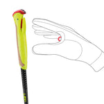 Bastones Trail Running LEKI EVOTRAIL FX.ONE TA - Black Neon Yellow