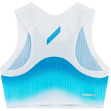 SOAR Tank Top Running Crop Race Mujer - White