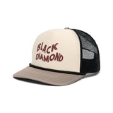 Black Diamond Flat Bill Trucker - Chalk-Pine Smoke