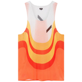 SOAR Tank Top Running Race Hombre - Orange