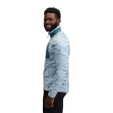 Black Diamond Rift Half-Zip Fleece Jacket Hombre - Fog Blue/Midnight Blue