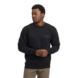 Black Diamond Mini Stacked Crewneck Hombre - Black