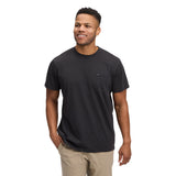 Black Diamond Patch Short Sleeve Pocket Tee Hombre - Black