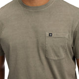 Black Diamond Patch Short Sleeve Pocket Tee Hombre - Walnut