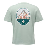 Black Diamond Heritage Badge Short Sleeve Tee Mujer  - Agave