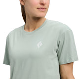 Black Diamond Heritage Badge Short Sleeve Tee Mujer  - Agave