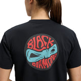 Black Diamond Rope Badge Short Sleeve Tee Mujer - Black