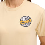 Black Diamond Rope Badge Short Sleeve Tee Mujer - White Oak