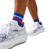 Feetures Calcetines Running Elite Light Cushion Quarter - Blue Track
