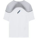 SOAR Playera Running Printed Tech Mujer - White / Black Stripe