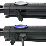 NATHAN Lampara Trail Running Siren Led Alarm Rx - Negro