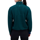 BANDIT Sudadera Mujer Running MacroSoft GridTM Quarter Zip - Storm