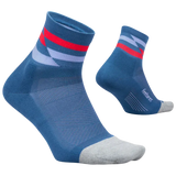Feetures Calcetines Running Elite Light Cushion Quarter - Blue Track