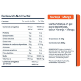 UCAN Running Gel Edge 636 g Naranja/Mango Bolsa con 12 Pz