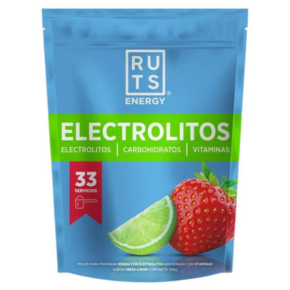 Hidratación RUTS ENERGY Running Polvo Bebida Vitaminada - Fresa/Limón