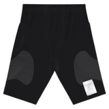 SATISFY Short Running Justice Cordura 9in Half Hombre - Black