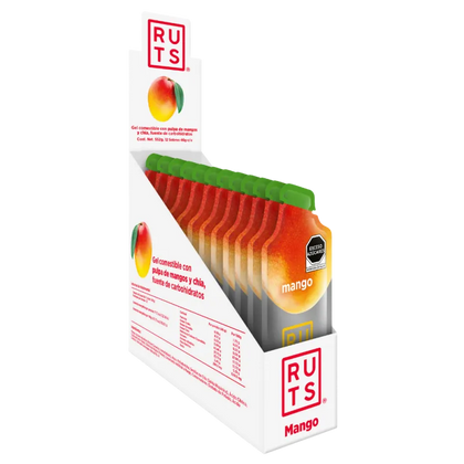 Gel RUTS ENERGY Running Mango Con Chia Caja 12 Pzas
