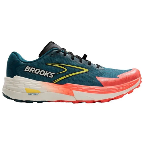 Tenis Hombre Brooks TRAIL Running Catamount 4 - Aqua