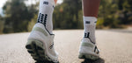 Compressport Pro Racing Socks v4.0 Run High - White/Black
