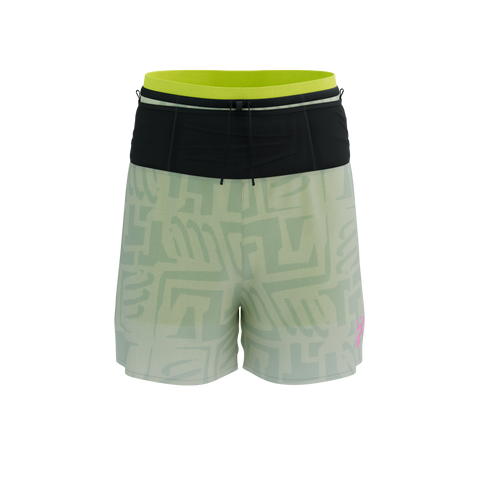 Compressport Trail 2 in 1 Short Men - Sugar Ice Print