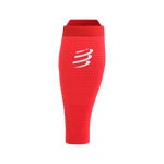 Compressport Calfs R2 3.0 Fluo Red/White Reflective