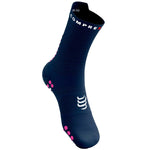 Compressport Pro Racing Socks V4.0 Run High Indigo Magenta