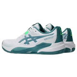 Tenis Asics Hombre Padel Gel-Challenger 15 - White / Misty Pine