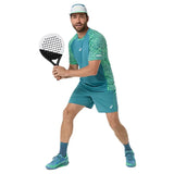 Playera Asics Hombre Padel Court All Over Print - Misty Pine/Vital Green
