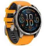 Reloj Garmin fēnix® 8 – 47 mm, AMOLED - Naranja/Grafito