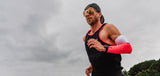 Compressport Armforce Ultralight - White/Fluo Red
