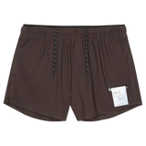 SATISFY Short Running Space-O 2.5' Distance Hombre - Brown