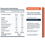 UCAN Running Carbs En Polvo 375g Naranja/Tropical Bolsa con 15 Pz
