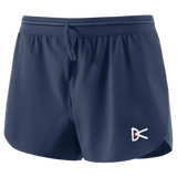 DISTRICT VISION Short Running 2in Split Mujer -  Pacific Blue