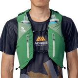 Aonijie Chaleco de Hidratacion Trail Running UTMB Team 12L - Negro